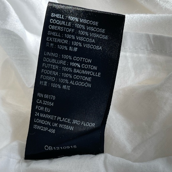 NWT Urban Outfitters white summer dress size small - Picture 13 of 14